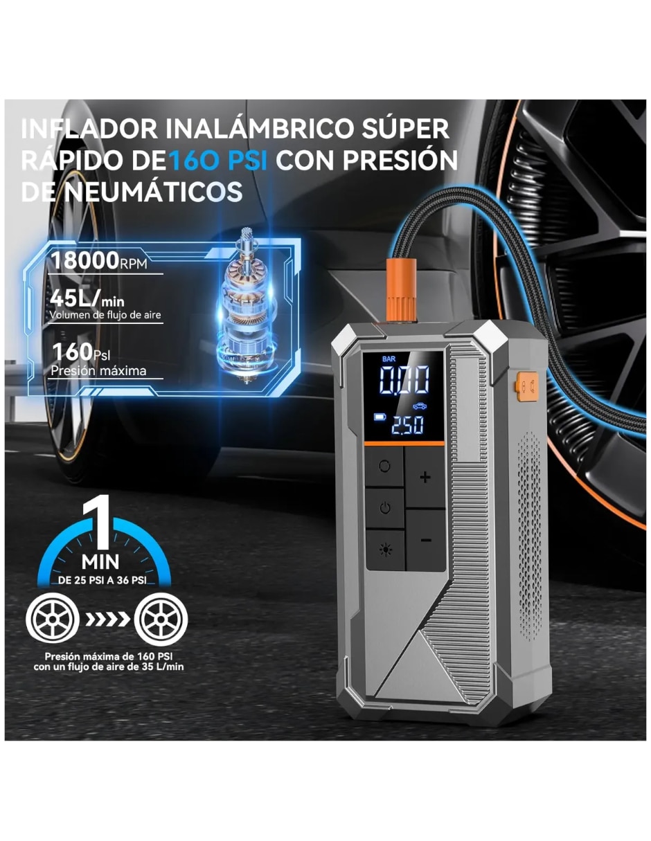 Arrancador compacto para auto 2